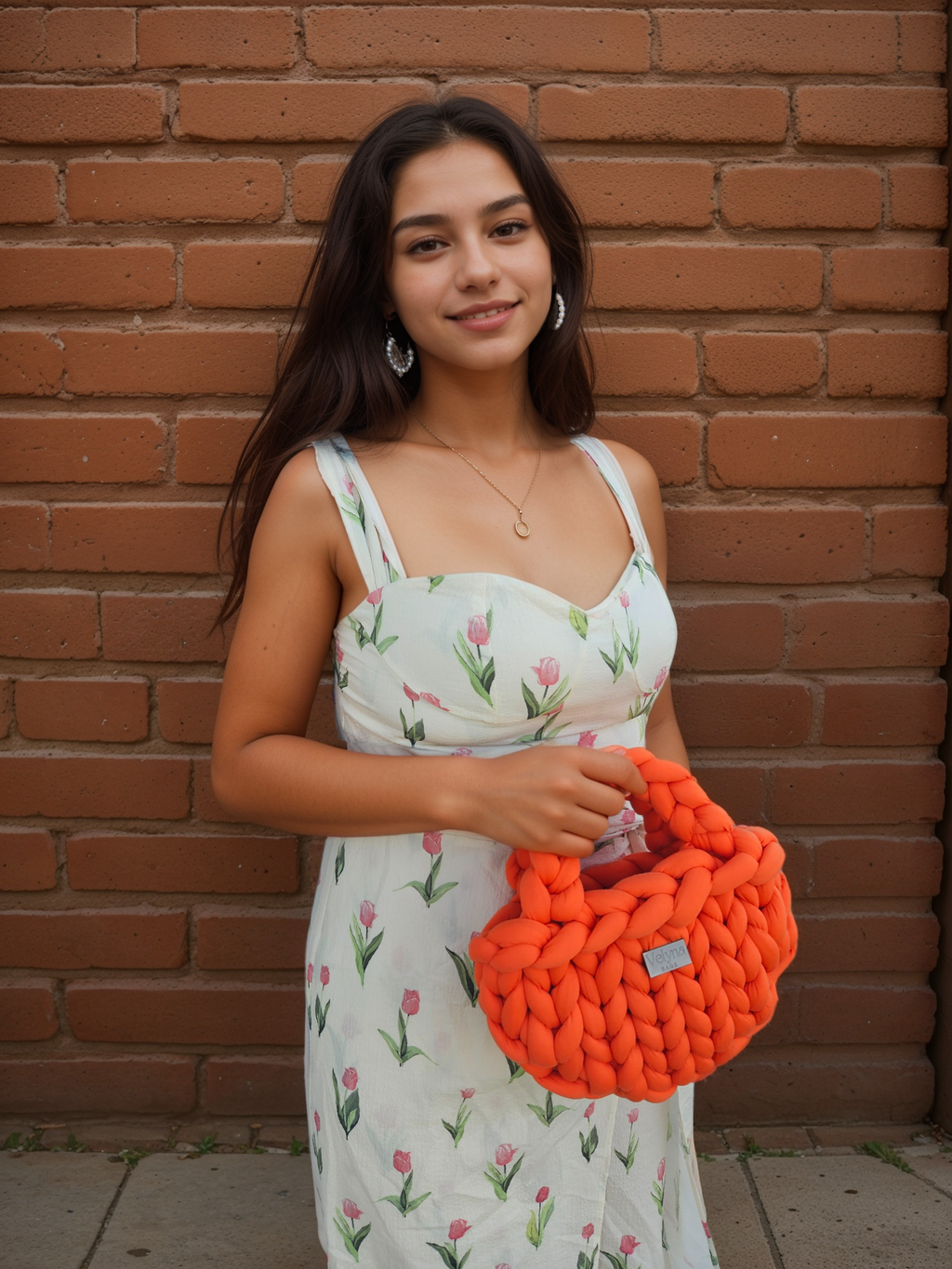 Tasche Moonica - Orange - Velyna Bags